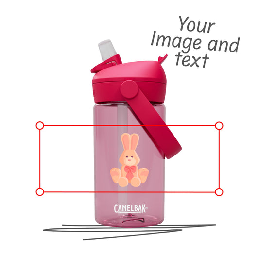Kinder Trinkflasche personalisieren - CAMELBAK THRIVE FLIP STRAW BOTTLE KIDS 0.4 L